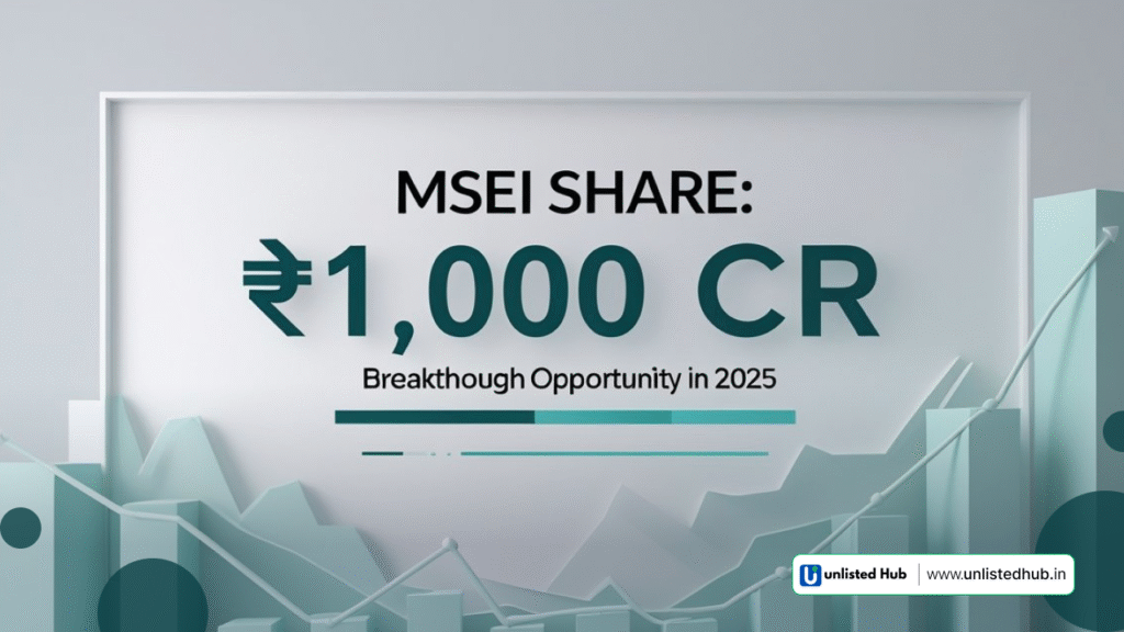 MSEI shares, MSEI unlisted share price, MSEI IPO plans, private placement in MSEI, how to invest in MSEI shares, MSEI share price in unlisted market, strategic investment in MSEI, buy MSEI shares before IPO, SEBI-regulated unlisted shares, MSEI investment 2025, unlisted market investment, MSEI private placement advantage, MSEI shares long-term growth, how to sell MSEI unlisted shares, MSEI raise Rs 1000 crore, MSEI share price today